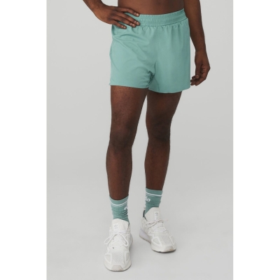 Bermudas Alo Yoga 5'' Adapt Correr Hombre Azules | MX-08AHQP