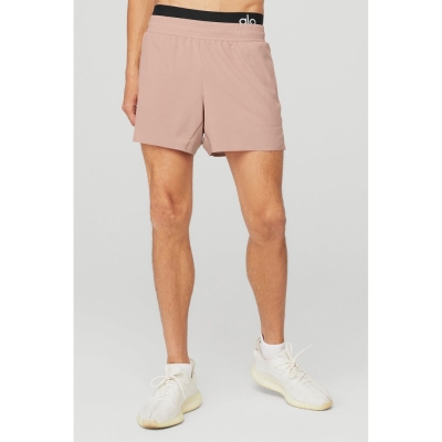 Bermudas Alo Yoga 5'' Adapt Correr Hombre Rosas Grises | MX-73WEUA