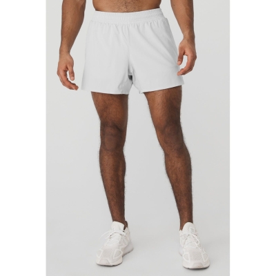 Bermudas Alo Yoga 5" Adapt Correr Hombre Titanium | MX-79PHWJ