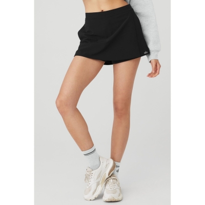 Bermudas Alo Yoga Clubhouse Skort Mujer Negros | MX-96PWKH