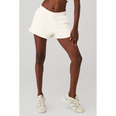 Bermudas Alo Yoga High-Cintura Headliner Mujer Blancos | MX-92DRCP