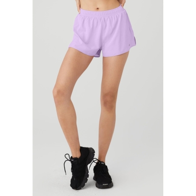 Bermudas Alo Yoga Stride Mujer Morados | MX-62KFLQ