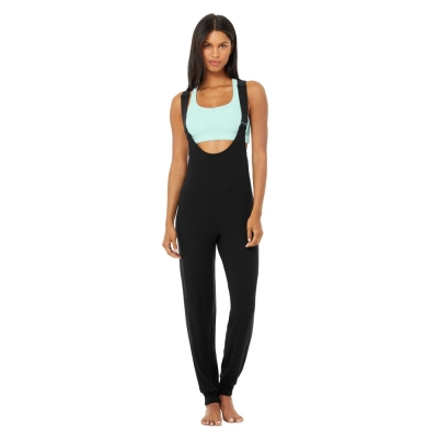 Bodysuit Alo Yoga Layback Jumpsuit Mujer Negros | MX-27OQJS