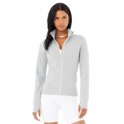 Chaquetas Alo Yoga Contour Mujer Grises | MX-29VQXC