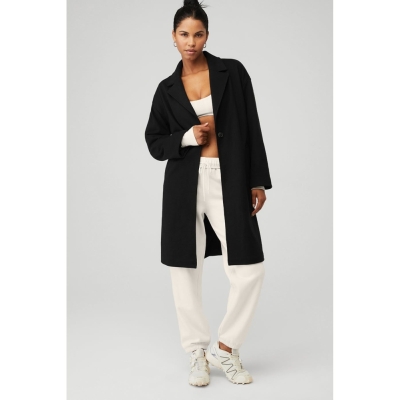 Chaquetas Alo Yoga VIP Blazer Trench Mujer Negros | MX-85QLDP