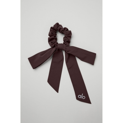 Coletero Alo Yoga Love Knots Tie Mujer Morados Grises | MX-46HFLO