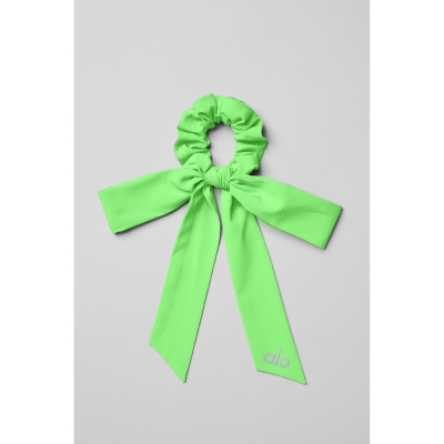 Coletero Alo Yoga Love Knots Tie Mujer Verdes | MX-89JSIA