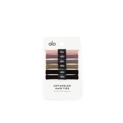 Coletero Alo Yoga Untangled Hair Tie 6-Pack Mujer Natural Multi | MX-65LIVB