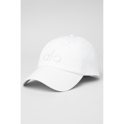 Gorras Alo Yoga Off-Duty Hombre Blancos | MX-86LAKP