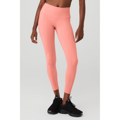 Leggins Alo Yoga 7/8 High-Cintura Airbrush Mujer Rosas | MX-57SZTP