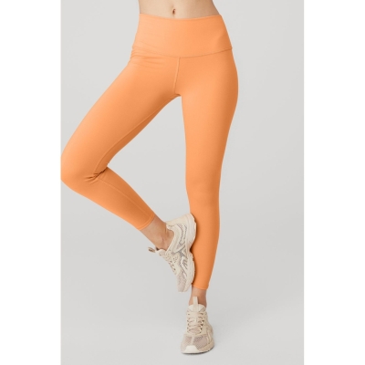 Leggins Alo Yoga 7/8 High-Cintura Airbrush Mujer Naranjas | MX-95AVIW