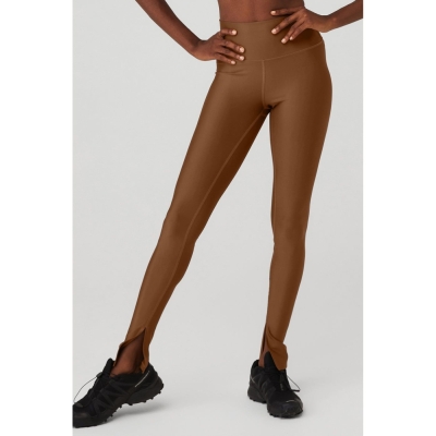 Leggins Alo Yoga Airlift High-Cintura Elongated Mujer Marrom | MX-27REFL