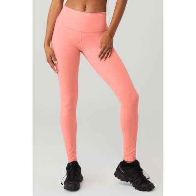 Leggins Alo Yoga High-Cintura Airbrush Mujer Rosas | MX-40CXZG