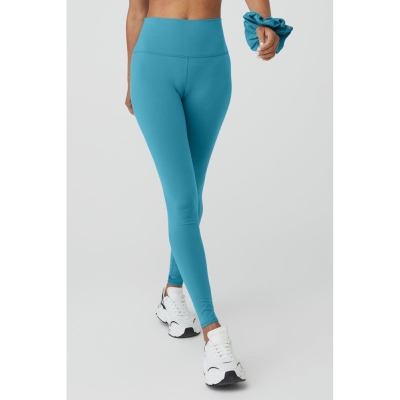 Leggins Alo Yoga High-Cintura Airbrush Mujer Azules | MX-52XYND