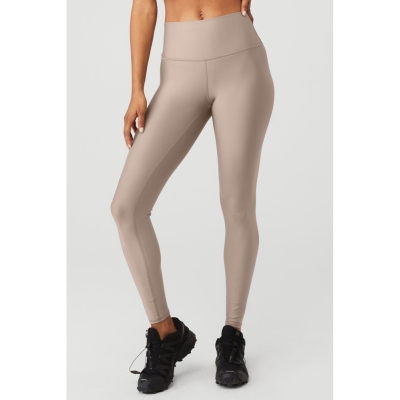 Leggins Alo Yoga High-Cintura Airlift Mujer Grises Marrom | MX-53EOSP