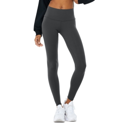 Leggins Alo Yoga High-Cintura Invierno Warmth Plush Mujer Grises | MX-25WFVY