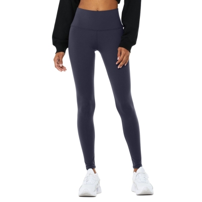 Leggins Alo Yoga High-Cintura Invierno Warmth Plush Mujer Azul Marino | MX-32QIHC