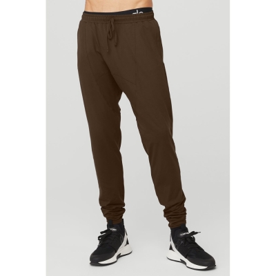 Pantalones Alo Yoga Conquer Revitalize Hombre Cafes | MX-08MIKT