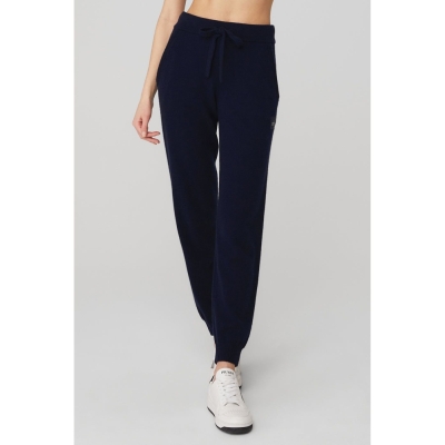 Pantalones Alo Yoga High-Cintura Cashmere Jet Set Mujer Azul Marino | MX-16PDEX