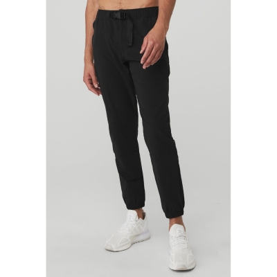 Pantalones Alo Yoga Talus Tech Hombre Negros | MX-38JBDE