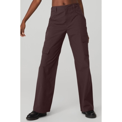 Pantalones Alo Yoga The Edge Trouser Mujer Morados Grises | MX-41LYRZ