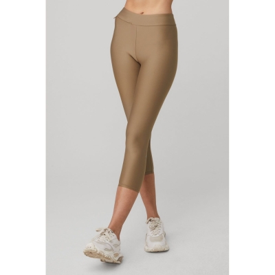 Pantalones Capri Alo Yoga Airlift High-Cintura Conceal-Zip Mujer Marrom | MX-94FKXV