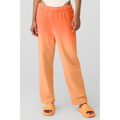 Pantalones Deportivos Alo Yoga Directo Leg Ombre Mujer Summer Sunset | MX-94CTLZ