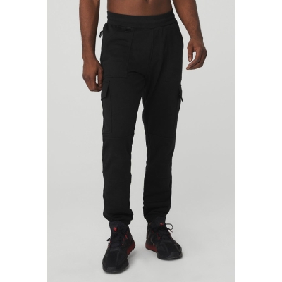 Pantalones Deportivos Alo Yoga Highline Cargo Hombre Negros | MX-63ZODW