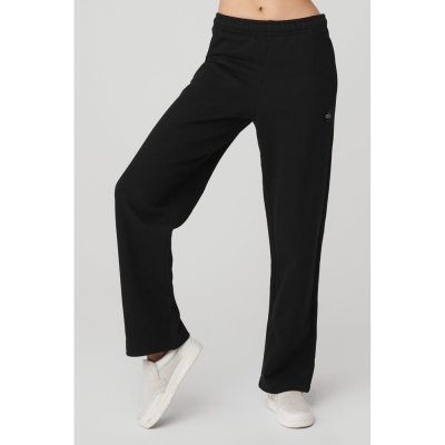 Pantalones Deportivos Alo Yoga Renown Heavy Weight Mujer Negros | MX-52SYUQ