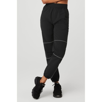 Pantalones Deportivos Alo Yoga Torrent Pista Mujer Negros | MX-15LGPA