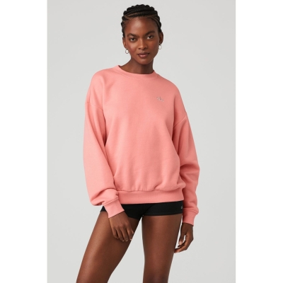 Pullover Alo Yoga Accolade Crew Neck Mujer Rosas | MX-05CMAP