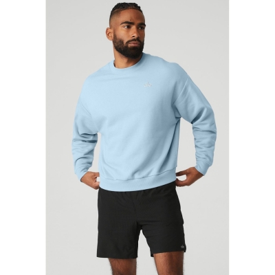 Ropa De Abrigo Alo Yoga Accolade Crew Neck Hombre Azules | MX-58HJFG