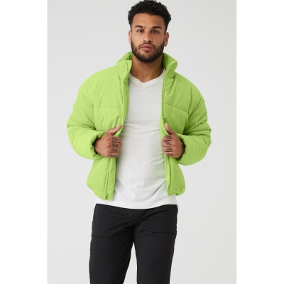 Ropa De Abrigo Alo Yoga Corduroy Stage Puffer Hombre Celery | MX-68TEBJ