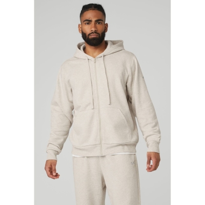 Ropa De Abrigo Alo Yoga Everyday Full Zip Hombre Beige | MX-29IQLC