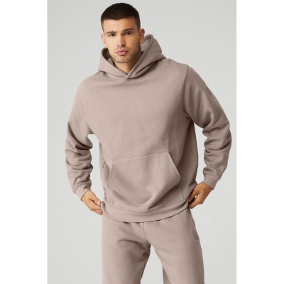 Ropa De Abrigo Alo Yoga Renown Heavy Weight Hombre Grises Marrom | MX-87ZLDO