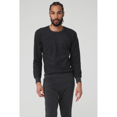 Ropa De Abrigo Alo Yoga Triumph Crew Neck Sweatshirt Hombre Negros | MX-28GFSI