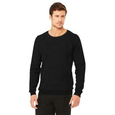 Ropa De Abrigo Alo Yoga Triumph Crew Neck Sweatshirt Hombre Negros | MX-38GUWE