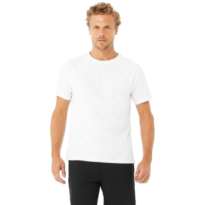 Short Sleeve Alo Yoga Idol Performance Tee Hombre Blancos | MX-61AYMW