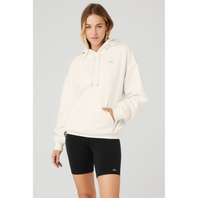 Sudadera Con Capucha Alo Yoga Accolade Mujer Blancos | MX-70CHLY