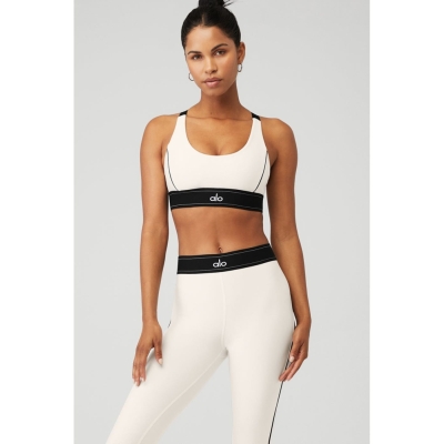 Sujetadores Alo Yoga Airlift Suit Up Mujer Blancos | MX-12ZVEU