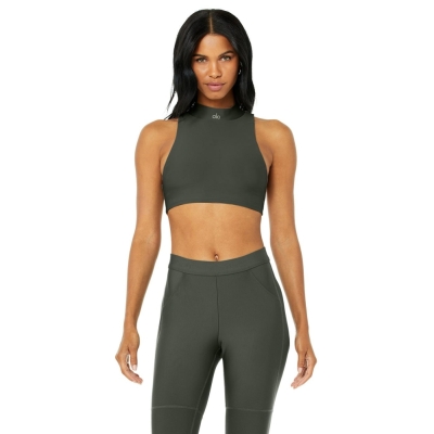 Tank Top Alo Yoga Airlift Fuse Mujer Verdes Oscuro | MX-19JIMD