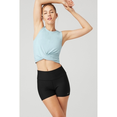 Tank Top Alo Yoga Cover Mujer Azules | MX-62UMHY