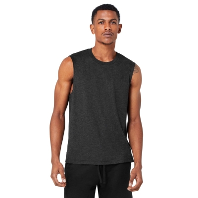 Tank Top Alo Yoga The Triumph Muscle Hombre Negros | MX-89HVWI