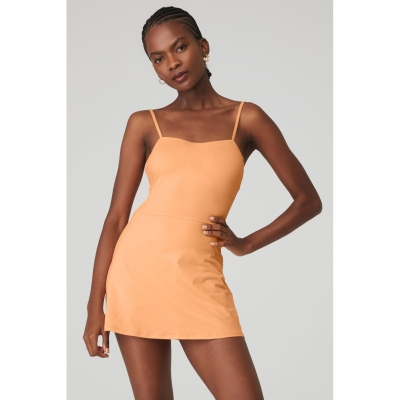 Vestido Alo Yoga Alosoft Courtside Tenis Mujer Naranjas | MX-90XIVQ