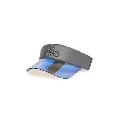 Visor Alo Yoga Solar Mujer Plateados Azules | MX-63KATJ