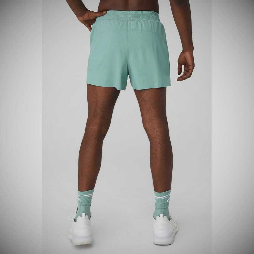 Bermudas Alo Yoga 5'' Adapt Correr Hombre Azules | MX-08AHQP