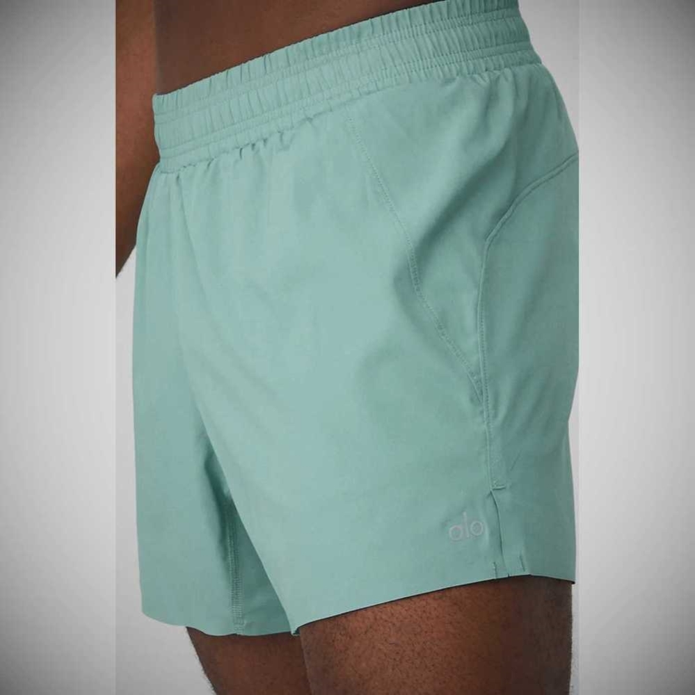 Bermudas Alo Yoga 5'' Adapt Correr Hombre Azules | MX-08AHQP