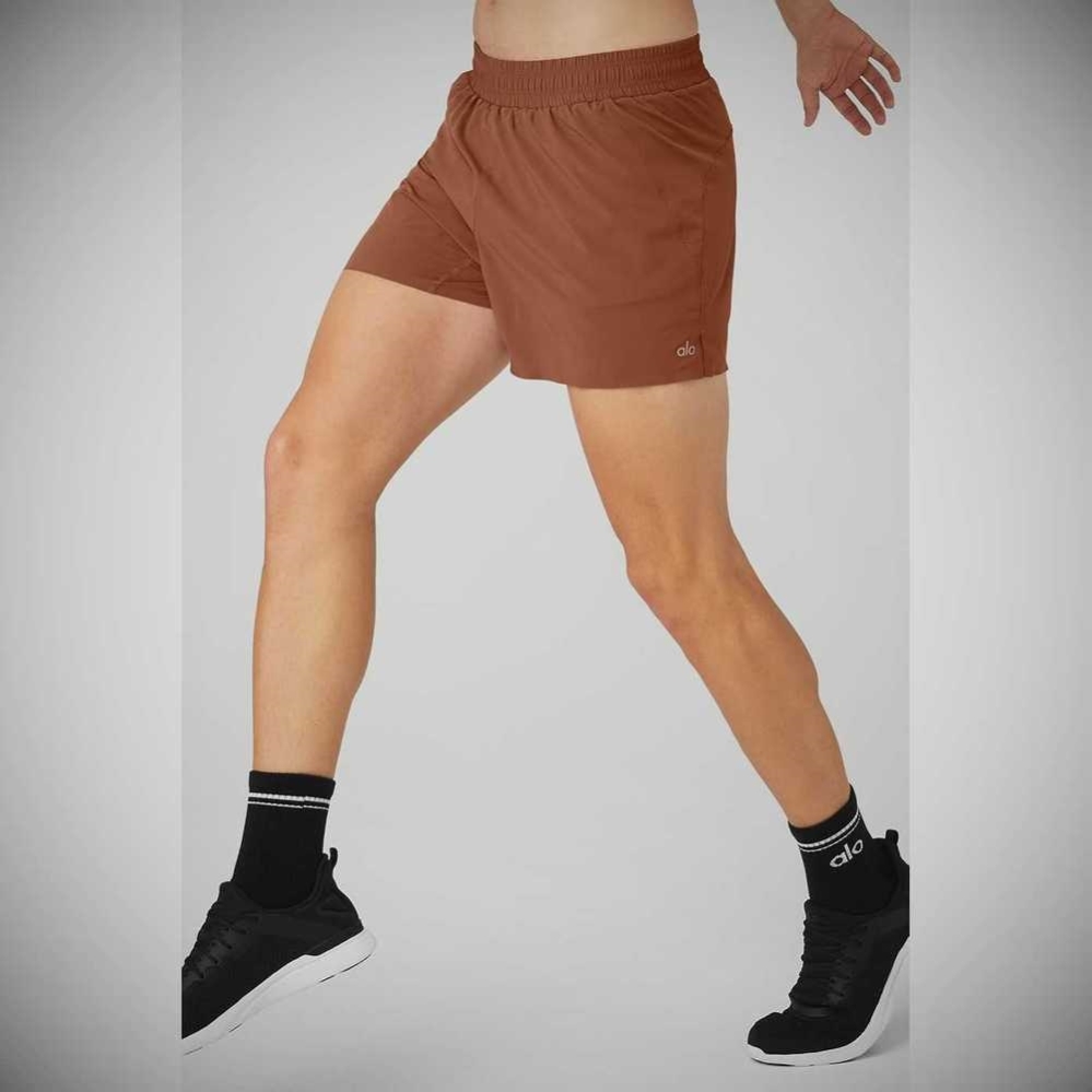 Bermudas Alo Yoga 5'' Adapt Correr Hombre Rust | MX-18UHLW