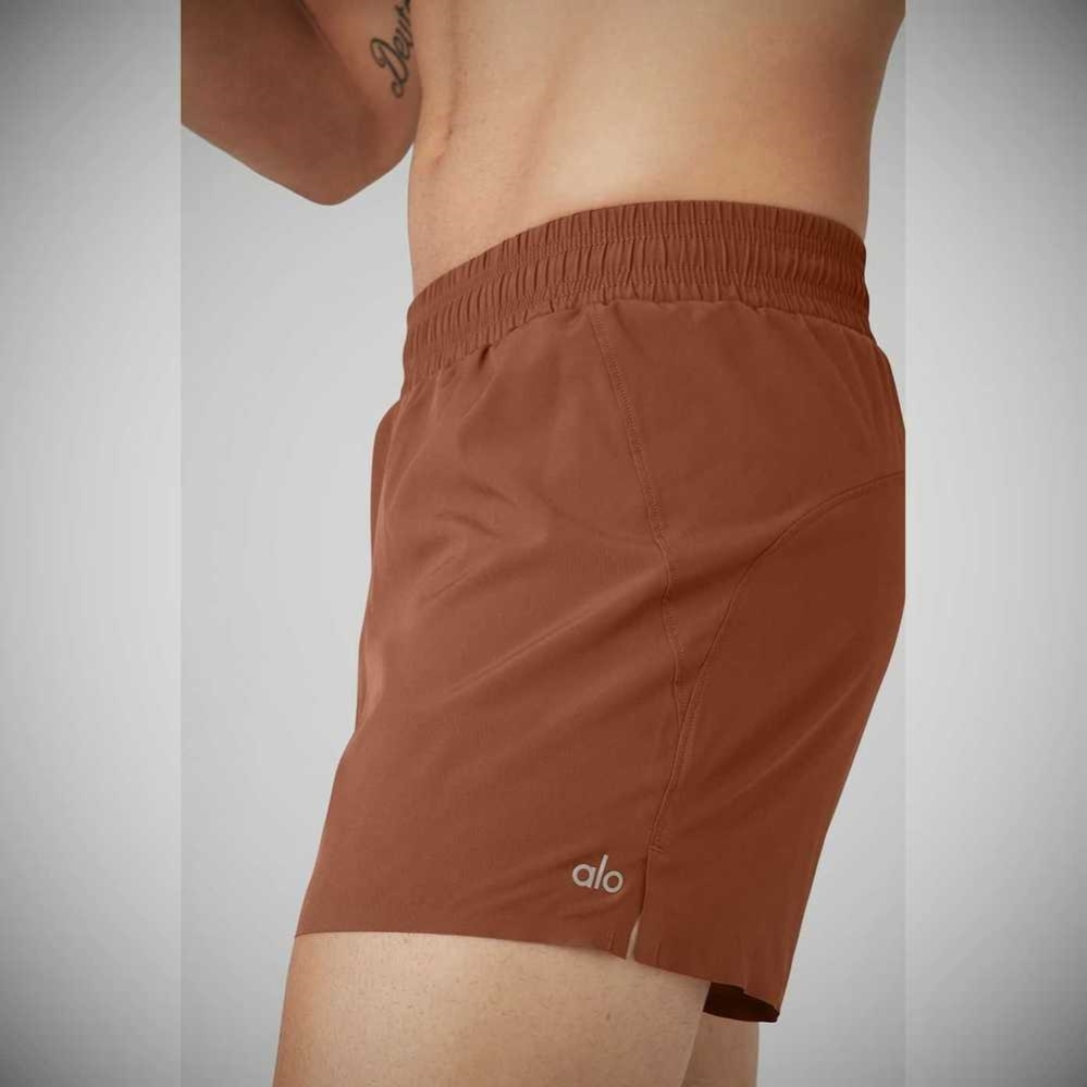 Bermudas Alo Yoga 5'' Adapt Correr Hombre Rust | MX-18UHLW