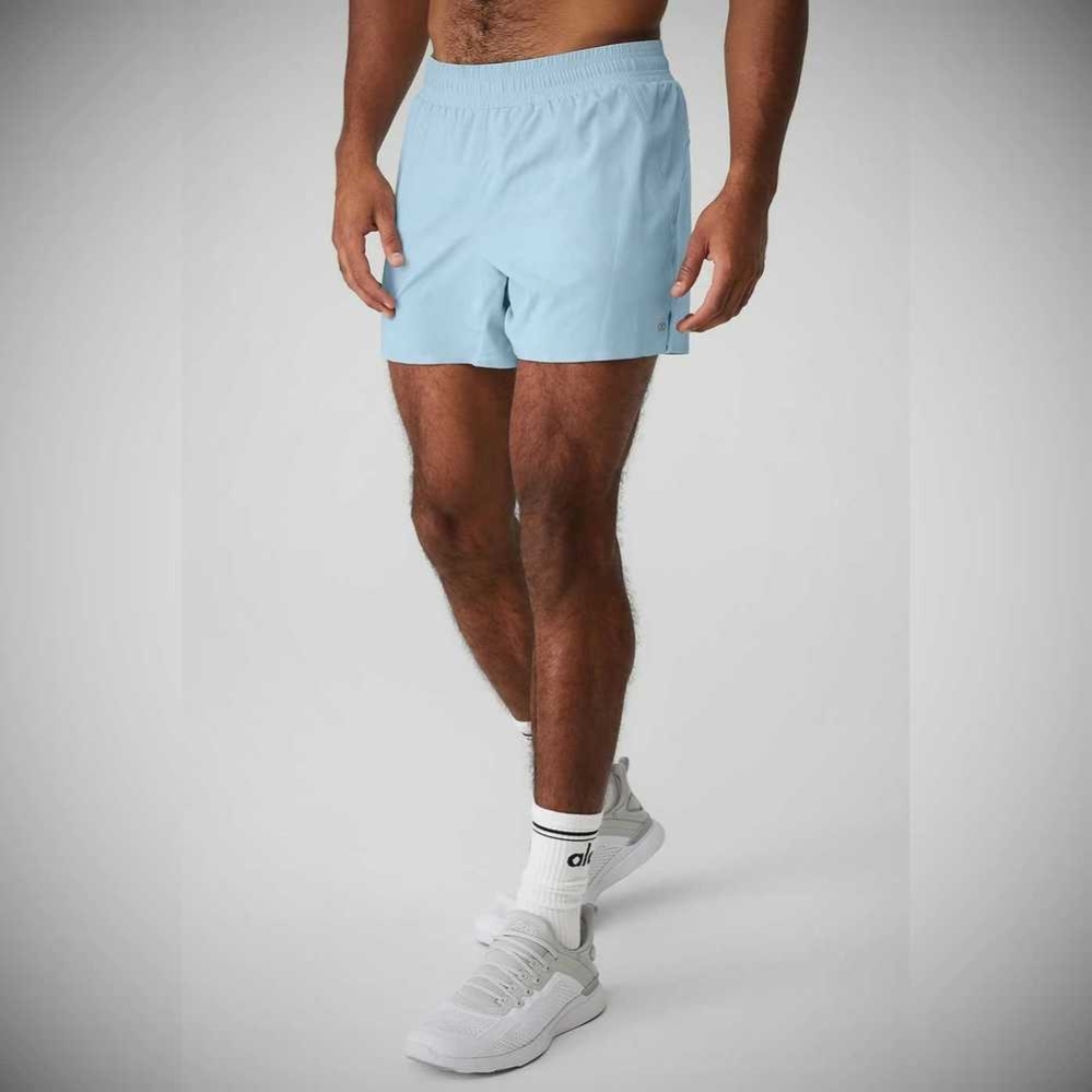 Bermudas Alo Yoga 5'' Adapt Correr Hombre Azules | MX-21IYRL